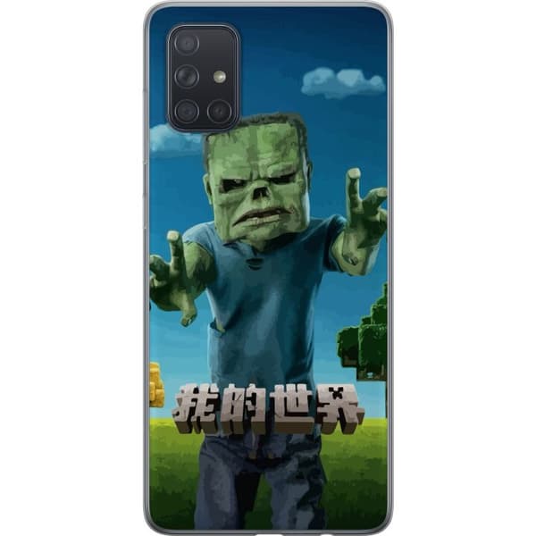 Samsung Galaxy A71 Gennemsigtig cover A Minecraft Movie