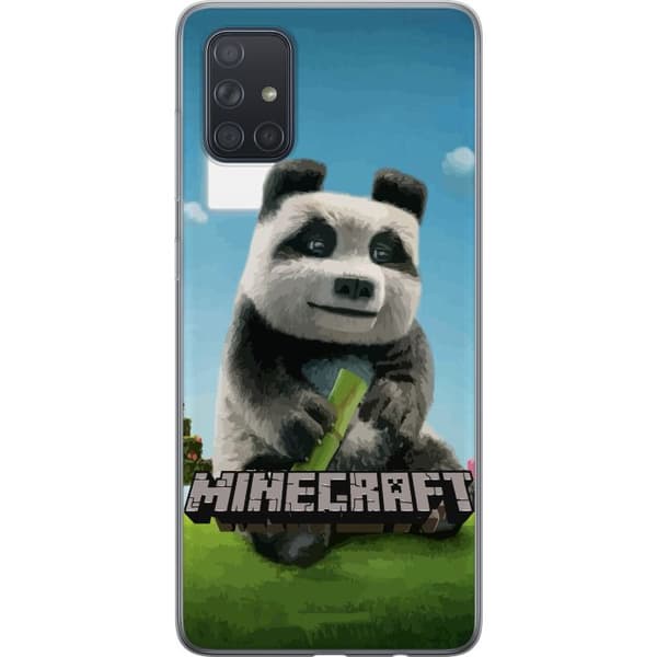 Samsung Galaxy A71 Gennemsigtig cover A Minecraft Movie