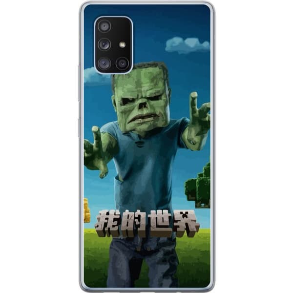Samsung Galaxy A71 5G Gennemsigtig cover A Minecraft Movie