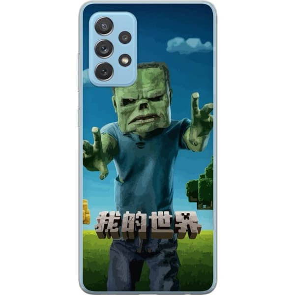 Samsung Galaxy A72 5G Läpinäkyvä kuori A Minecraft Movie