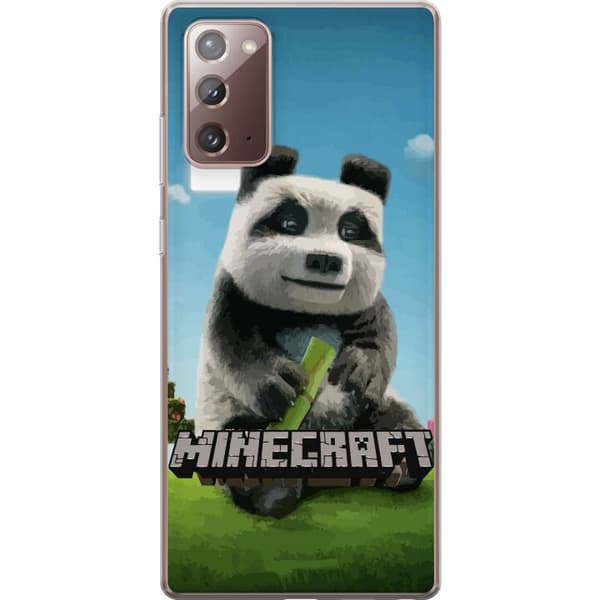 Samsung Galaxy Note20 Läpinäkyvä kuori A Minecraft Movie