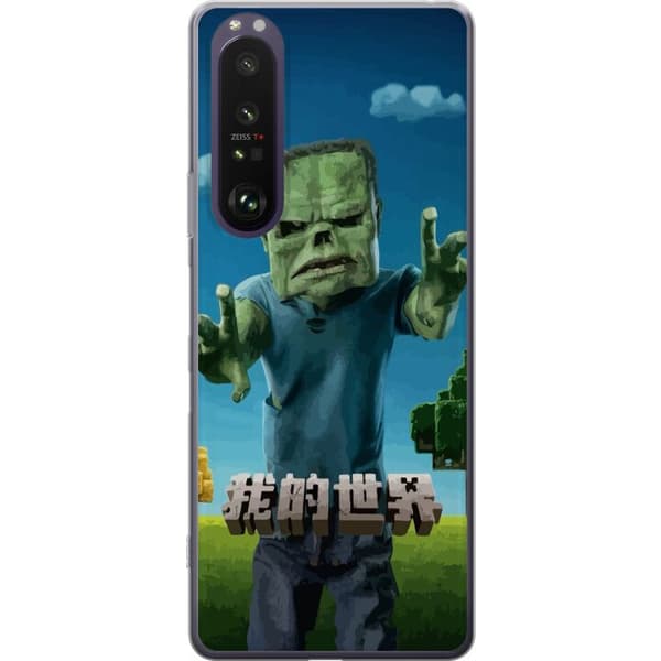 Sony Xperia 1 III Genomskinligt Skal A Minecraft Movie