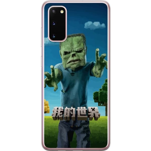 Samsung Galaxy S20 Gennemsigtig cover A Minecraft Movie
