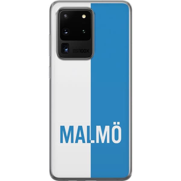 Samsung Galaxy S20 Ultra Gennemsigtig cover Malmö – fodbold
