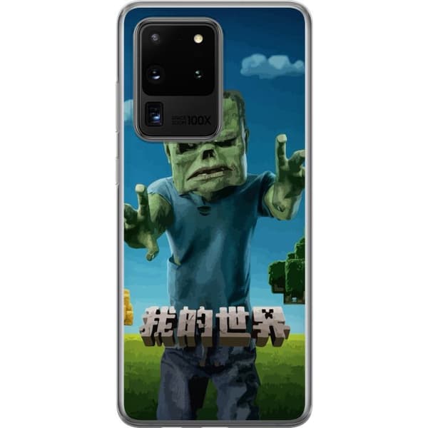 Samsung Galaxy S20 Ultra Gennemsigtig cover A Minecraft Movie