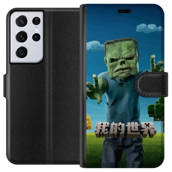 Samsung Galaxy S21 Ultra 5G Tegnebogsetui A Minecraft Movie