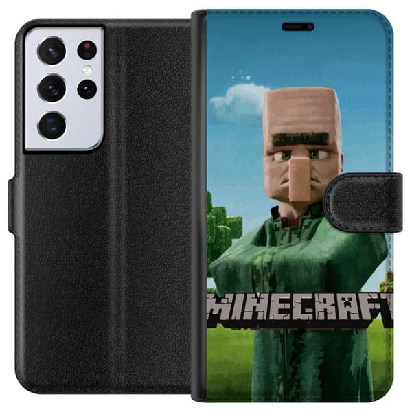 Samsung Galaxy S21 Ultra 5G Plånboksfodral A Minecraft Movie