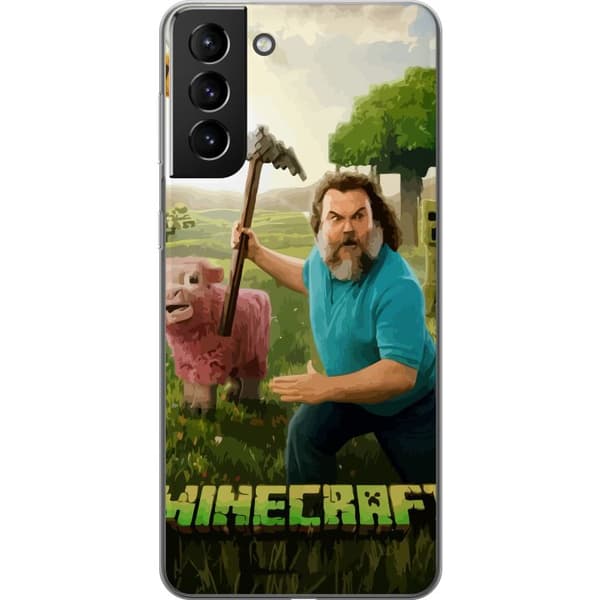 Samsung Galaxy S21+ 5G Läpinäkyvä kuori A Minecraft Movie