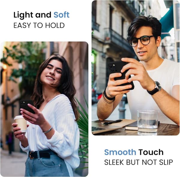 iPhone 16 Svart Matt Hardt Deksel
