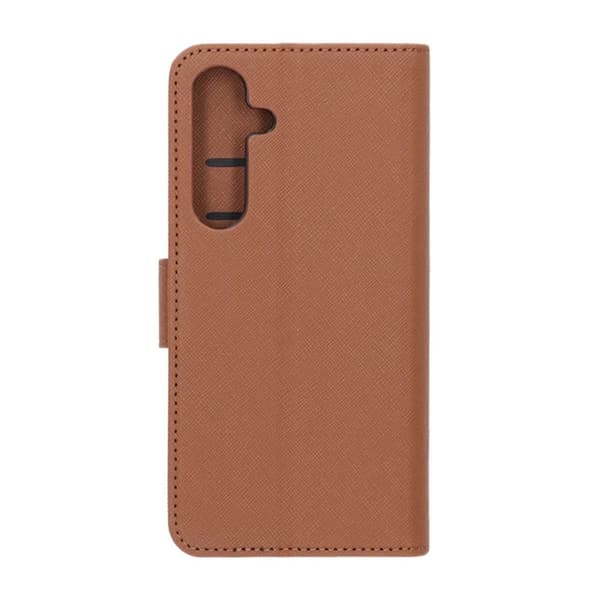 Samsung Galaxy S25 Plus Plånboksfodral med Stativ - Brun