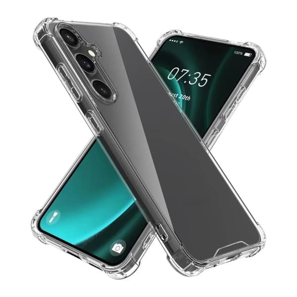 Samsung Galaxy S25 Mobilskal Stötsäkert - Transparent
