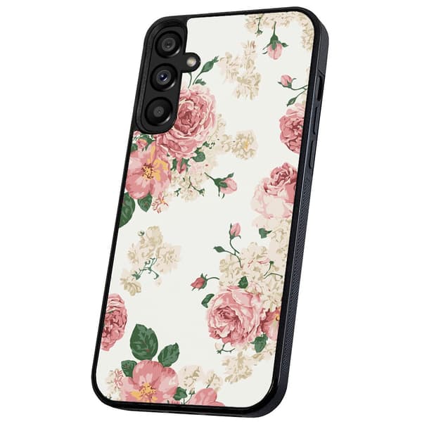 Samsung Galaxy A36 5G - Kuoret/Suojakuori Retro Kukat