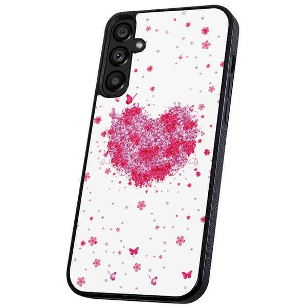 Samsung Galaxy A56 5G - Skal/Mobilskal Blomhjärta