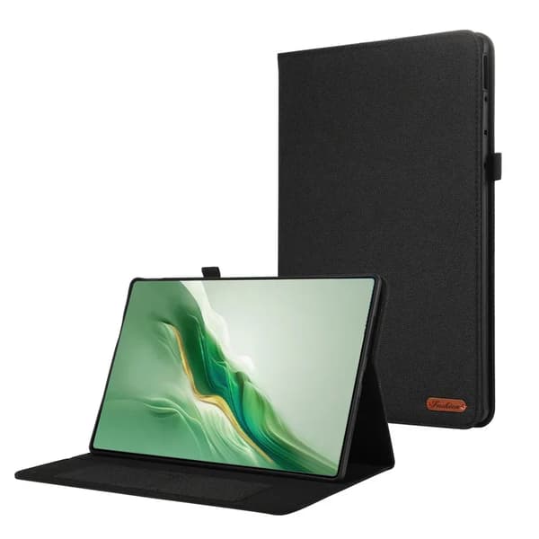 Honor Magicpad 2 -kotelo, pehmeä kangasmateriaali, iskunkestävä suojaus,For Honor Magicpad 2, Musta
