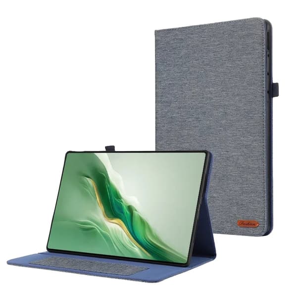 Fodral för Honor Magic Pad 2, Mjuk Tyg, Flip Ställning,För Honor Magicpad 2, Blå