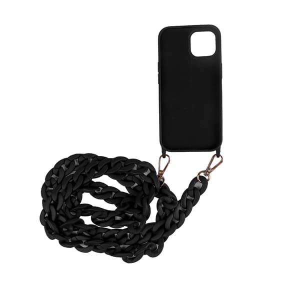 Matkapuhelimen kotelo kantohihnalla iPhone 14 - Svart