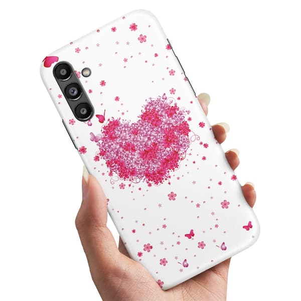 Samsung Galaxy A36 5G - Cover/Mobilcover Blomsterhjerte