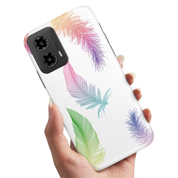 Motorola Moto G35 5G - Deksel/Mobildeksel Fjær