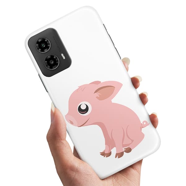 Motorola Moto G55 5G - Kuoret/Suojakuori Pikku Porsas