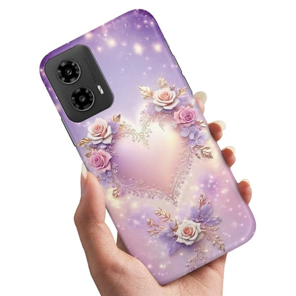 Motorola Moto G55 5G - Skal/Mobilskal Heart