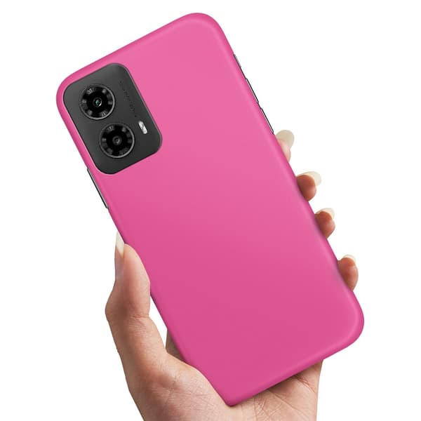Motorola Moto G55 5G - Kuoret/Suojakuori Vaaleanpunainen