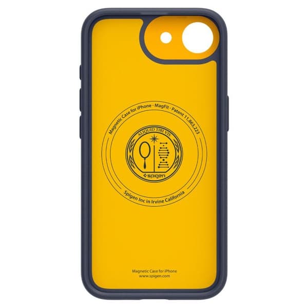 Coque för iPhone 16e - Spigen Caseology Nano Pop MagSafe - Blåbär Marin