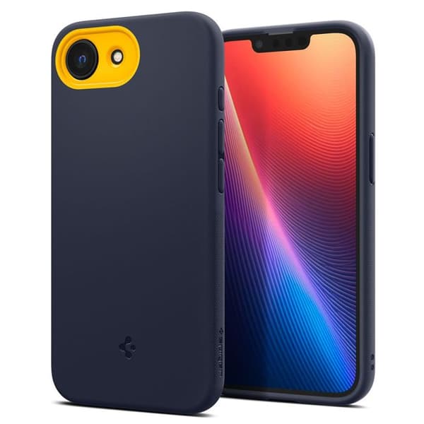 Coque för iPhone 16e - Spigen Caseology Nano Pop MagSafe - Blåbär Marin