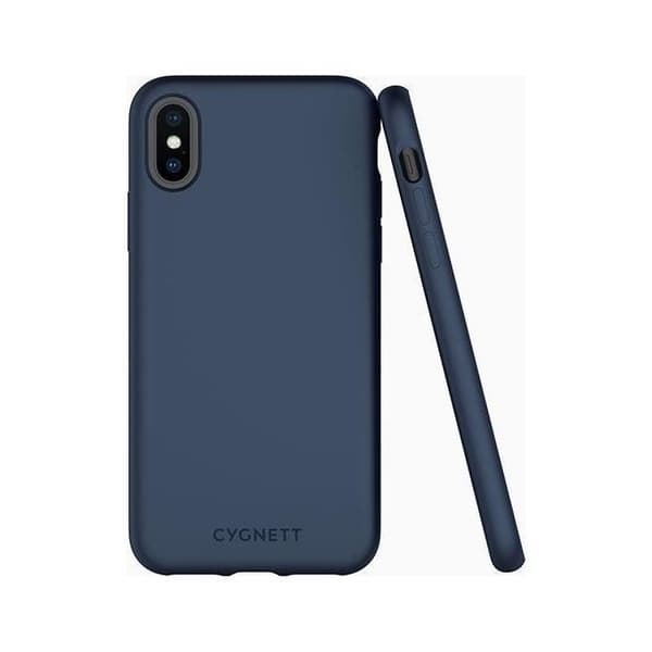 Cygnett Skin Soft Touch Feel Skyddsfodral för Apple iPhone XS-X Marinblå