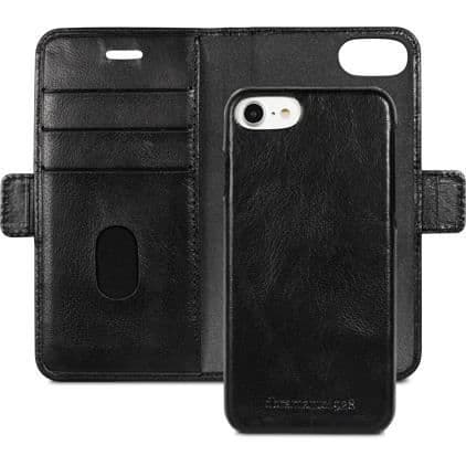 Etui folio Lynge Dbramante1928 i läder svart för iPhone 6/6S/7/8
