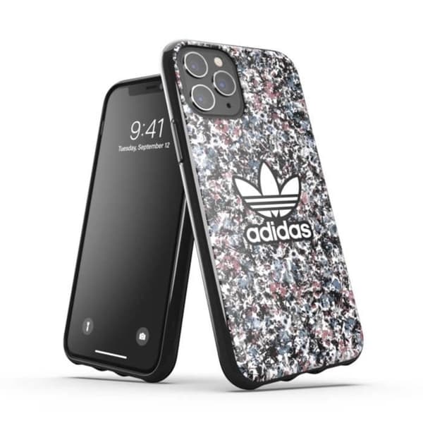 Skyddsskal för iPhone 11 Pro - Adidas - Belista Flower - Svart - Flexibelt - Glänsande - Unisex
