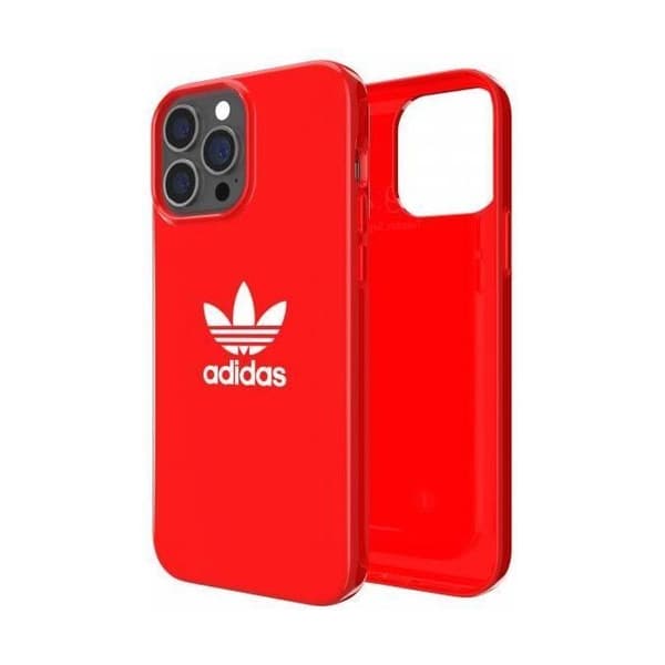 adidas Skal för iPhone 13 Pro Max 6.7, Stöttålig skal, Förhöjda kanter, Originalformat, Skarlet