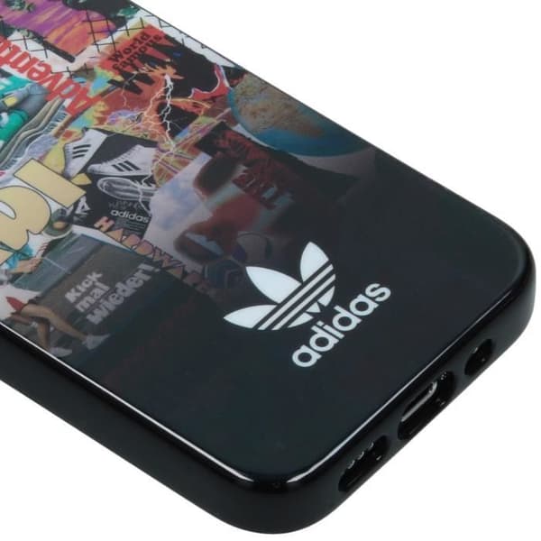 Coque adidas Originals Graphic Snap för iPhone 12 Mini - Färgglad Svart, Flerfärgad