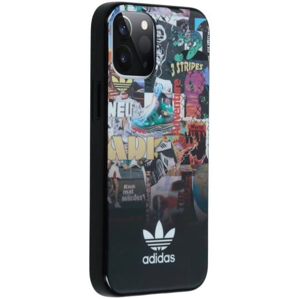 Coque adidas Originals Graphic Snap för iPhone 12 Mini - Färgglad Svart, Flerfärgad