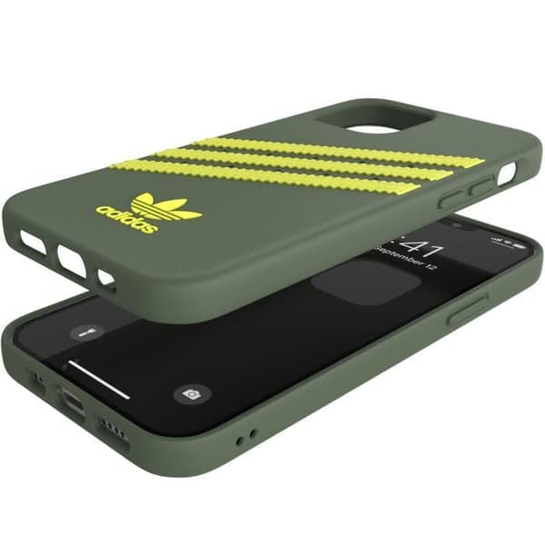 Coque adidas Originals Samba för iPhone 12 (Pro) - Grön - Flerfärgad Gul, Grön, Gul