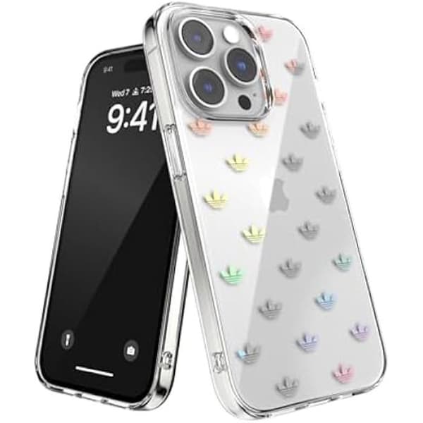 ADIDAS Clear iPhone 14 Pro-fodral - Transparent - Mjuk - Slät