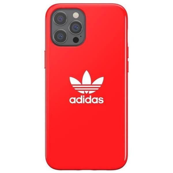 adidas Skal designad för iPhone 12 Pro Max 6.7, Stöttålig skal, Förhöjda kanter, Original skyddsskal Snap Cas