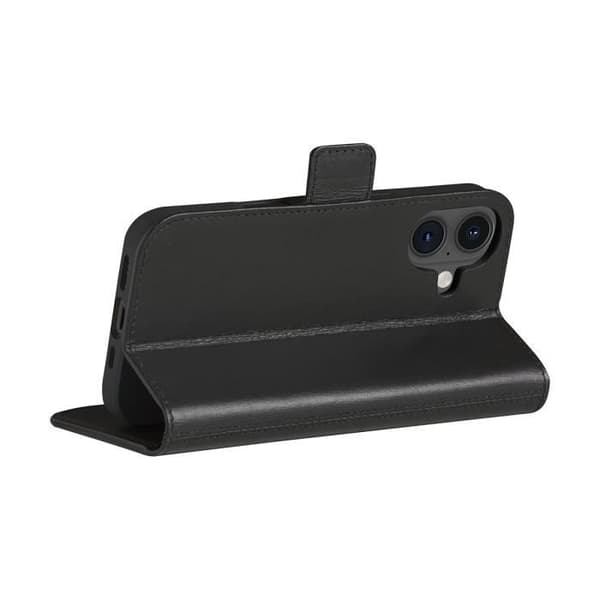 Étui för iPhone 16 Folio Modell Copenhagen med Kortfack DBRAMANTE1928 Svart