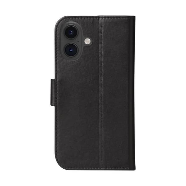 Étui för iPhone 16 Folio Modell Copenhagen med Kortfack DBRAMANTE1928 Svart