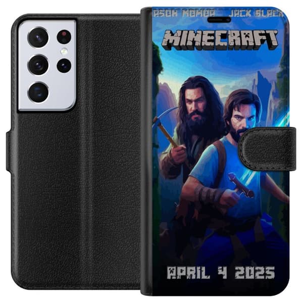 Samsung Galaxy S21 Ultra 5G Tegnebogsetui En Minecraft-film