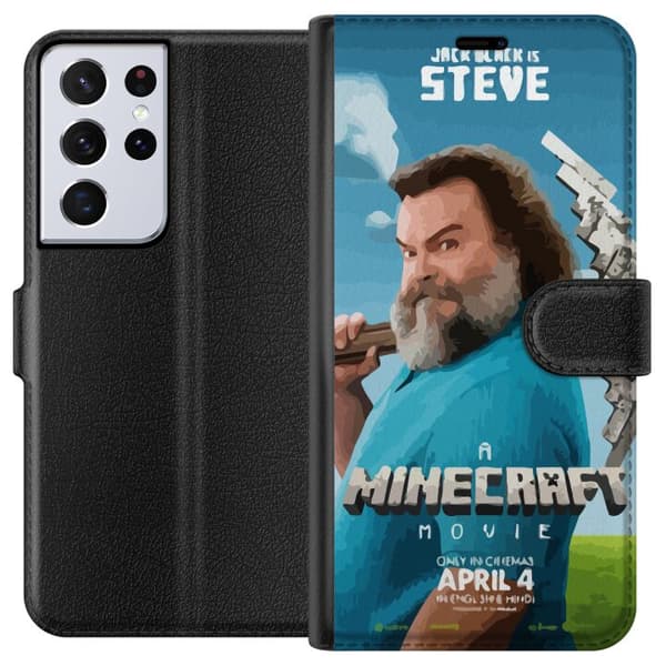 Samsung Galaxy S21 Ultra 5G Lompakkokotelo Minecraft-elokuva