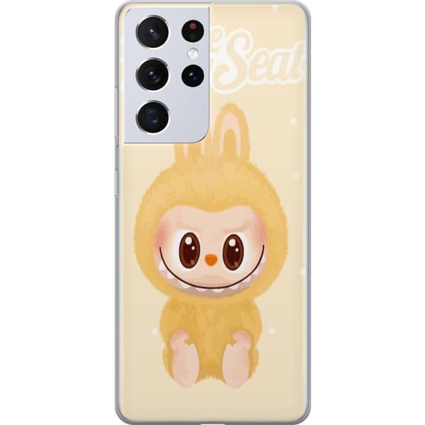 Samsung Galaxy S21 Ultra 5G Läpinäkyvä kuori Pop mart labubu