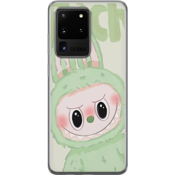 Samsung Galaxy S20 Ultra Läpinäkyvä kuori Pop mart labubu