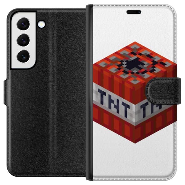 Samsung Galaxy S22 5G Lommeboketui Minecraft TNT