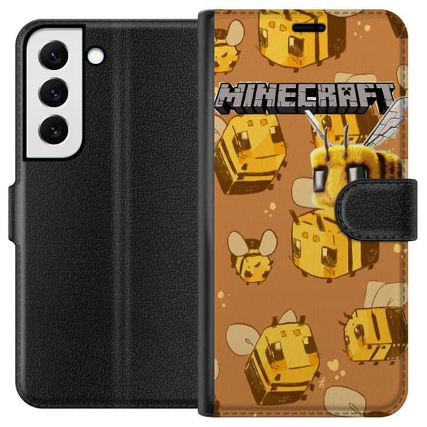 Samsung Galaxy S22+ 5G Lompakkokotelo Minecraft Bi