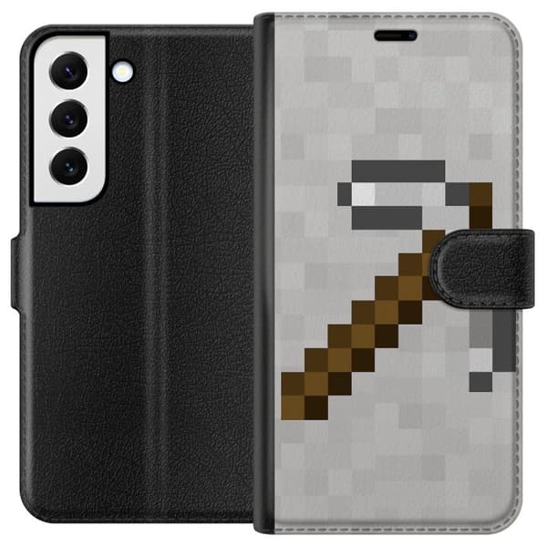 Samsung Galaxy S22+ 5G Lompakkokotelo Minecraft Työkalut