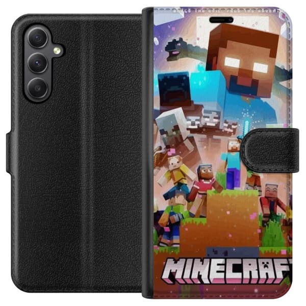 Samsung Galaxy S23 FE Lompakkokotelo Minecraft