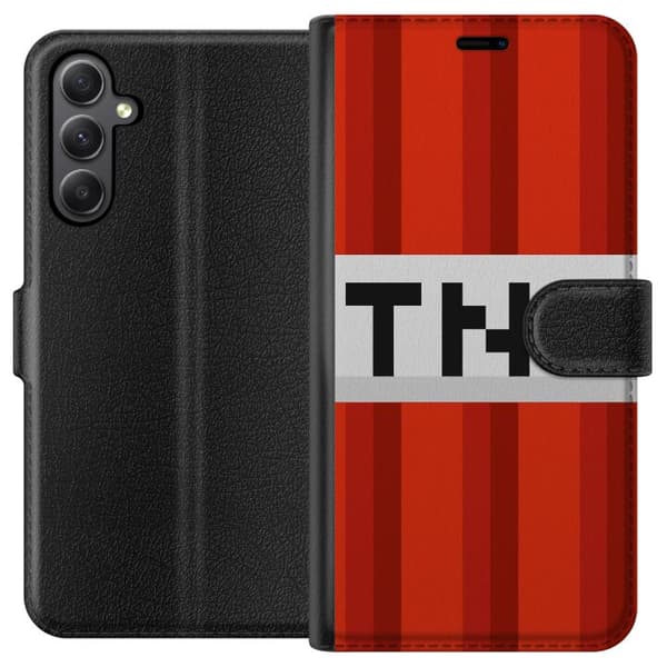 Samsung Galaxy S23 FE Tegnebogsetui Minecraft TNT