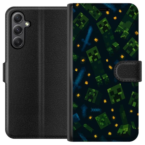 Samsung Galaxy S23 FE Tegnebogsetui Minecraft Dungeons Mob