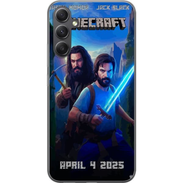 Samsung Galaxy S23 FE Gennemsigtig cover En Minecraft-film
