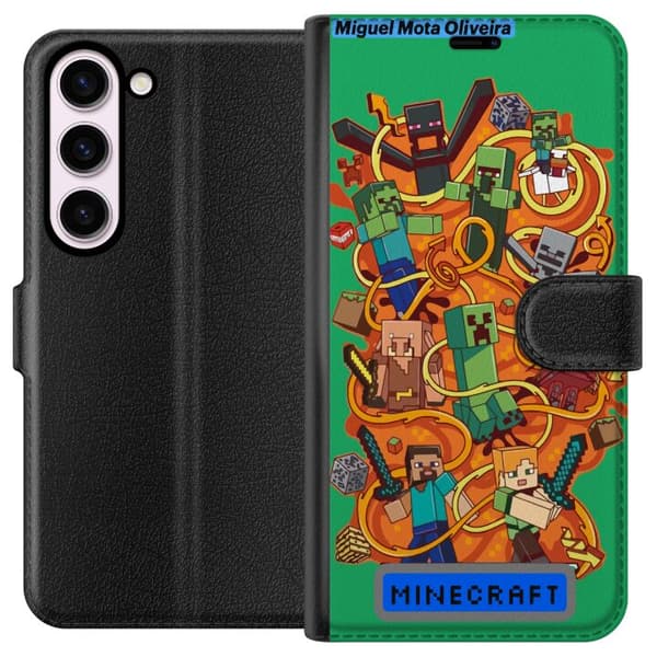 Samsung Galaxy S23 Tegnebogsetui Minecraft